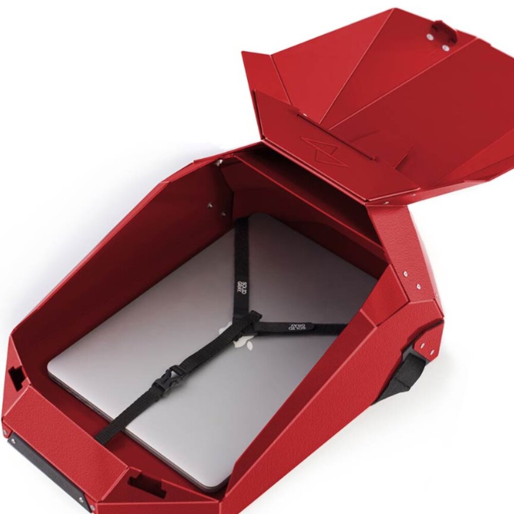 Futuristic Hard Shell Backpack - Picture 3 of 3